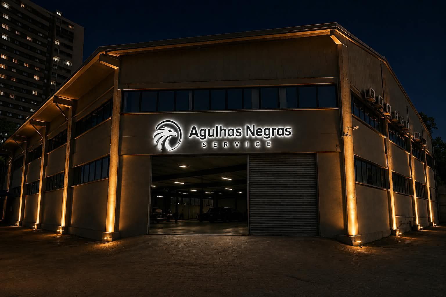 Fachada da Agulhas Negras Service